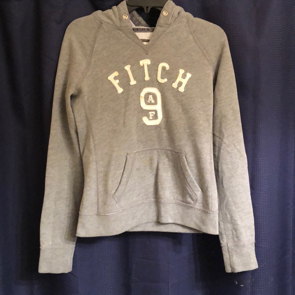 Grey Abercrombie and Fitch hoodie